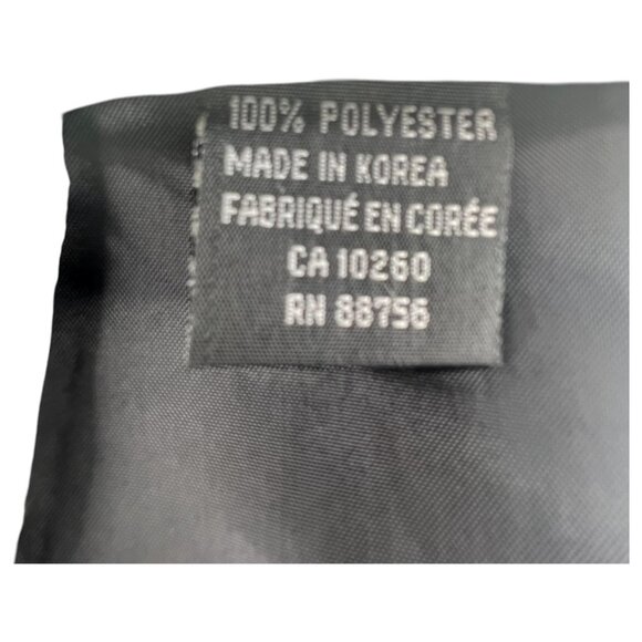 Red Dog Mens Necktie 100% Polyester Black & White Checkered With Red Dog Graphic - Picture 5 of 9